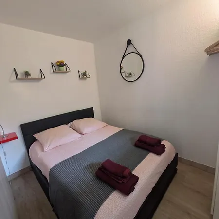 T2 Rd Jardin Grande Terrasse Coeur 2 M Clim Garage Wifi Διαμέρισμα *