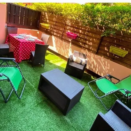 T2 Rd Jardin Grande Terrasse Coeur 2 M Clim Garage Wifi